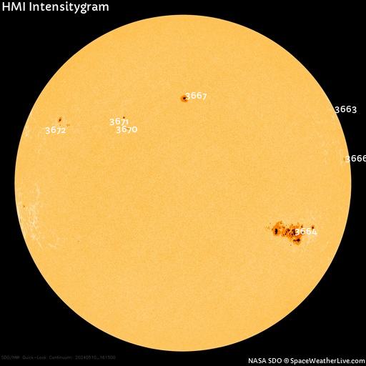 Solar Dynamics Observatory HMI Continuum