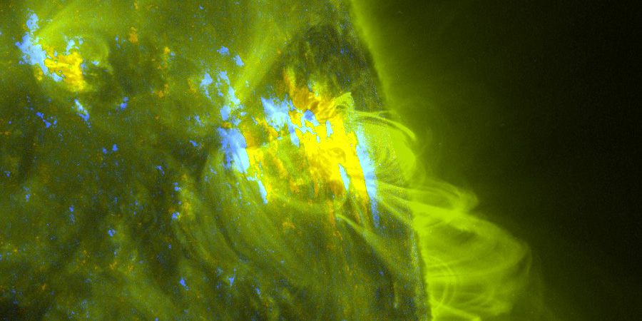 Four M-class solar flares, Sunspot region 2645