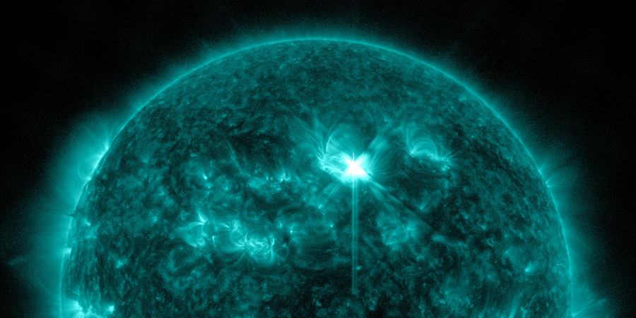 Sunspot region 3663, X1 solar flare